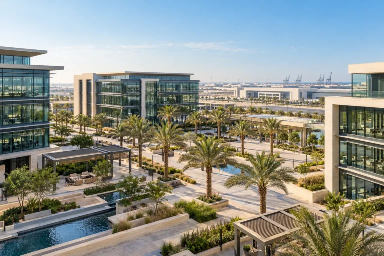 Illustrative UAE free-zone business campus